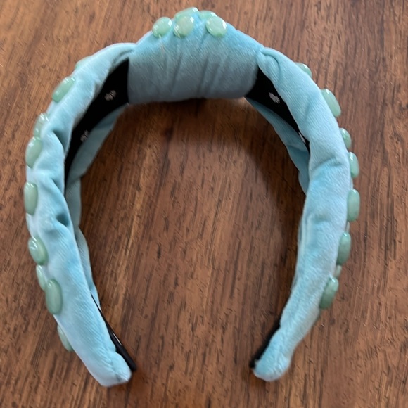 Lele Sadoughi Healing Stones Jade Headband One Size - Picture 7 of 8